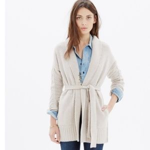 Madewell Shawl Collar Wrap Cardigan Sweater